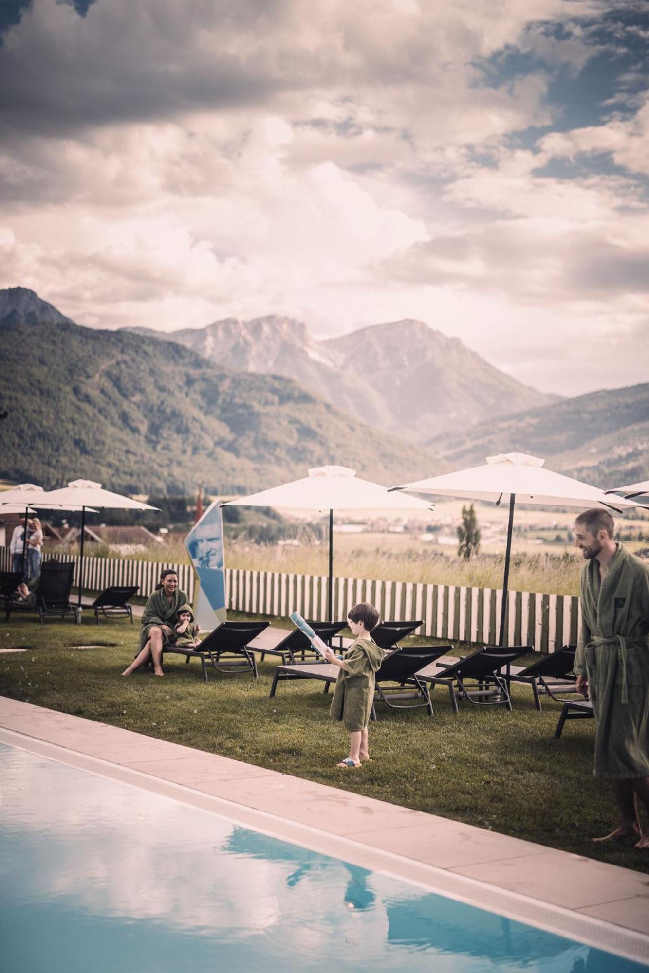 Hotel Garberhof Dolomit Family Niederrasen Exterior foto
